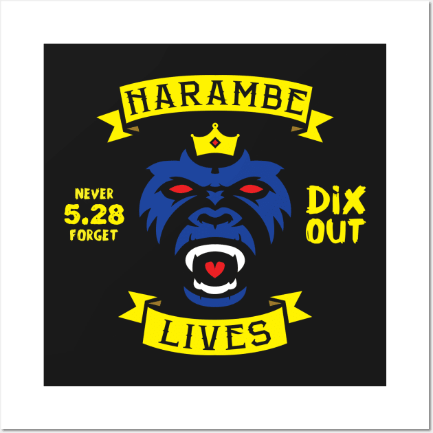 Harambe Lives Wall Art by Jeevesmeister